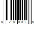 Barcode Image for UPC code 071603000810