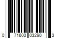 Barcode Image for UPC code 071603032903