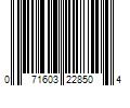 Barcode Image for UPC code 071603228504