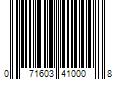 Barcode Image for UPC code 071603410008