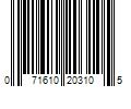 Barcode Image for UPC code 071610203105