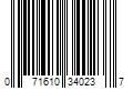 Barcode Image for UPC code 071610340237