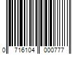 Barcode Image for UPC code 0716104000777