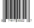 Barcode Image for UPC code 071617003227