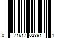 Barcode Image for UPC code 071617023911