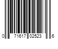 Barcode Image for UPC code 071617025236