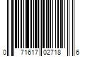 Barcode Image for UPC code 071617027186