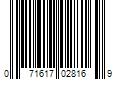 Barcode Image for UPC code 071617028169