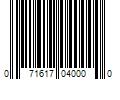 Barcode Image for UPC code 071617040000