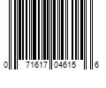 Barcode Image for UPC code 071617046156