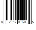 Barcode Image for UPC code 071617091705