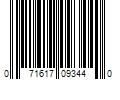 Barcode Image for UPC code 071617093440