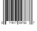 Barcode Image for UPC code 071617097837