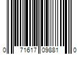 Barcode Image for UPC code 071617098810