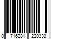 Barcode Image for UPC code 0716281220333