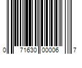 Barcode Image for UPC code 071630000067