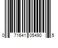 Barcode Image for UPC code 071641054905