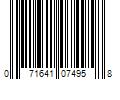 Barcode Image for UPC code 071641074958