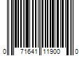 Barcode Image for UPC code 071641119000