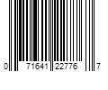 Barcode Image for UPC code 071641227767