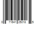 Barcode Image for UPC code 071641250185