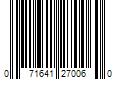 Barcode Image for UPC code 071641270060