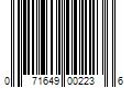 Barcode Image for UPC code 071649002236