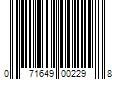 Barcode Image for UPC code 071649002298