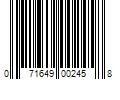 Barcode Image for UPC code 071649002458