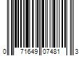 Barcode Image for UPC code 071649074813