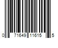 Barcode Image for UPC code 071649116155