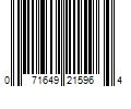 Barcode Image for UPC code 071649215964