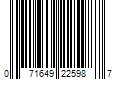 Barcode Image for UPC code 071649225987