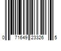 Barcode Image for UPC code 071649233265