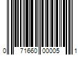 Barcode Image for UPC code 071660000051