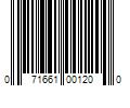 Barcode Image for UPC code 071661001200