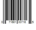 Barcode Image for UPC code 071661007165