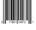 Barcode Image for UPC code 071661049721