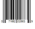 Barcode Image for UPC code 071662026639