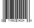 Barcode Image for UPC code 071662040246