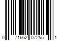 Barcode Image for UPC code 071662072551