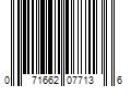 Barcode Image for UPC code 071662077136