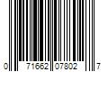 Barcode Image for UPC code 071662078027