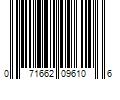 Barcode Image for UPC code 071662096106