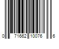 Barcode Image for UPC code 071662100766