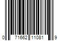 Barcode Image for UPC code 071662110819