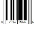 Barcode Image for UPC code 071662118266