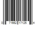 Barcode Image for UPC code 071662171254