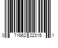 Barcode Image for UPC code 071662223151