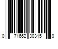 Barcode Image for UPC code 071662303150